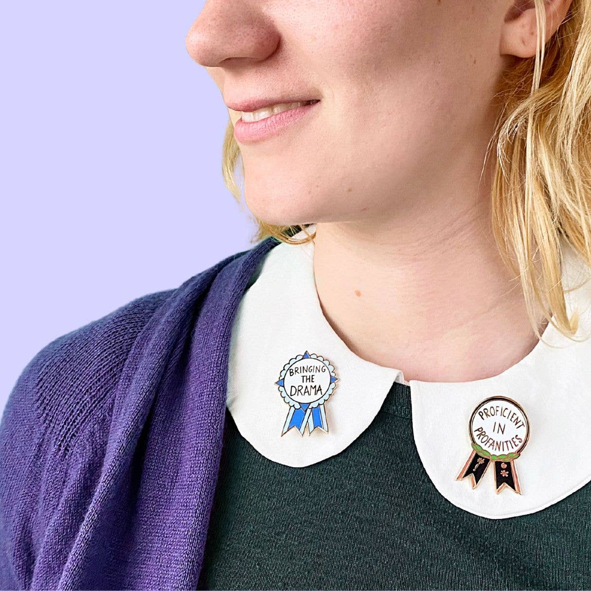 Jubly-Umph 'Bringing The Drama' Lapel Pin