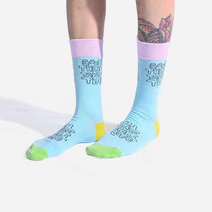 Kylie and The Machine 'Good Things Take Time' Socks