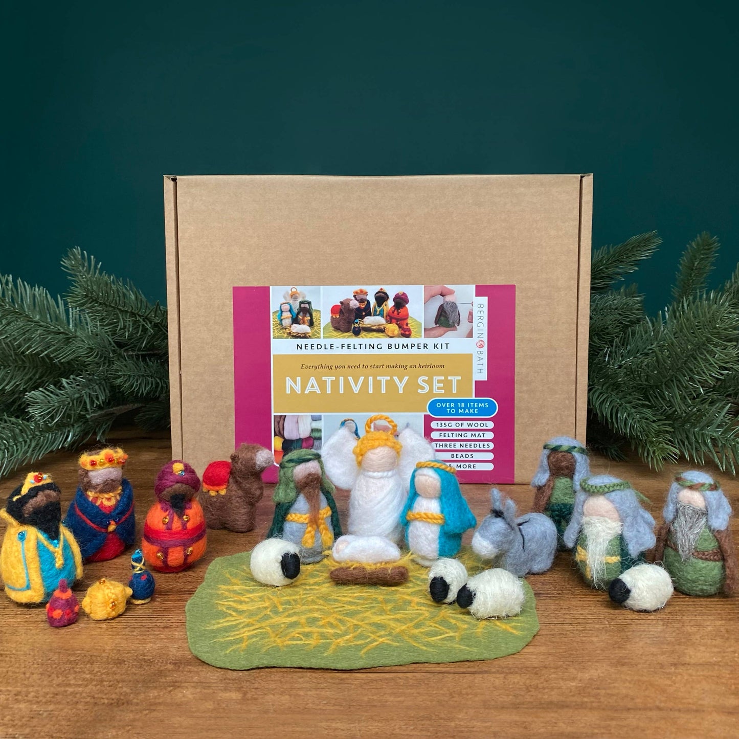 Bergin & Bath Needle Felting Kit: Nativity