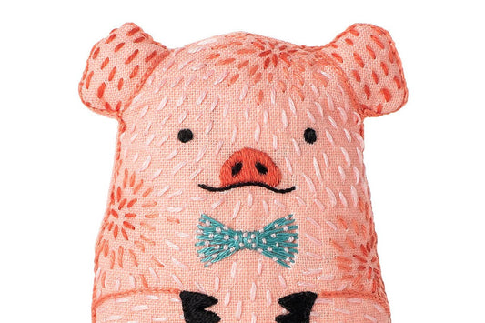 Kiriki Press Pig Embroidery Kit