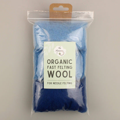 The Makerss Organic Fast Felting Wool Mix for Needle Felting