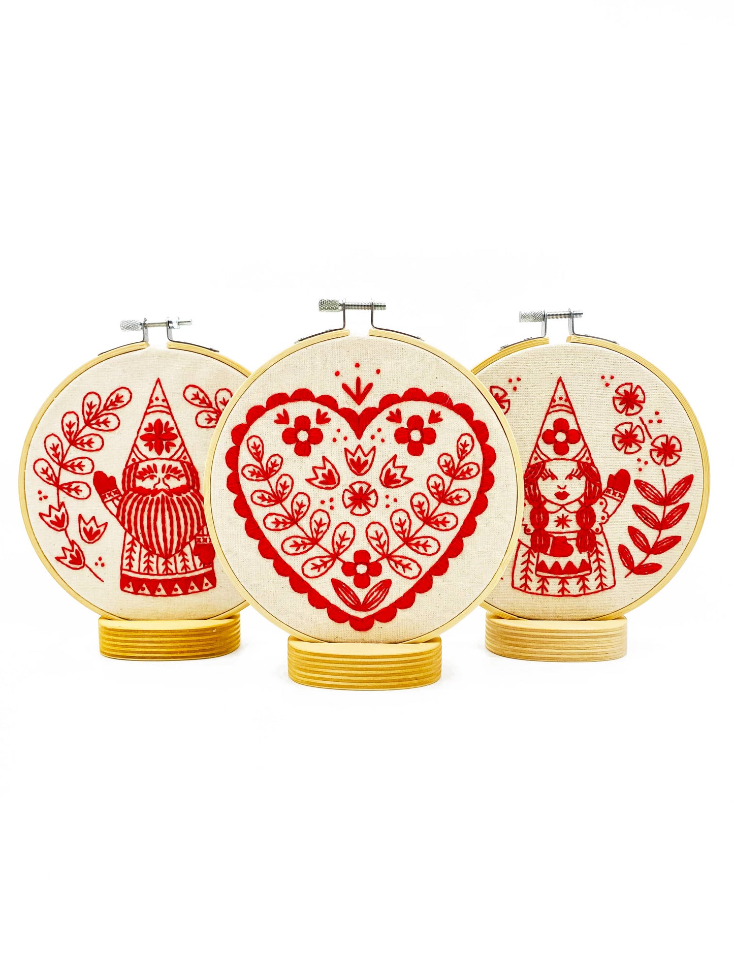 Hook, Line & Tinker Nordic Heart Complete Embroidery Kit