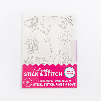 Hawthorn Handmade Moon Garden Stick & Stitch Embroidery Pack