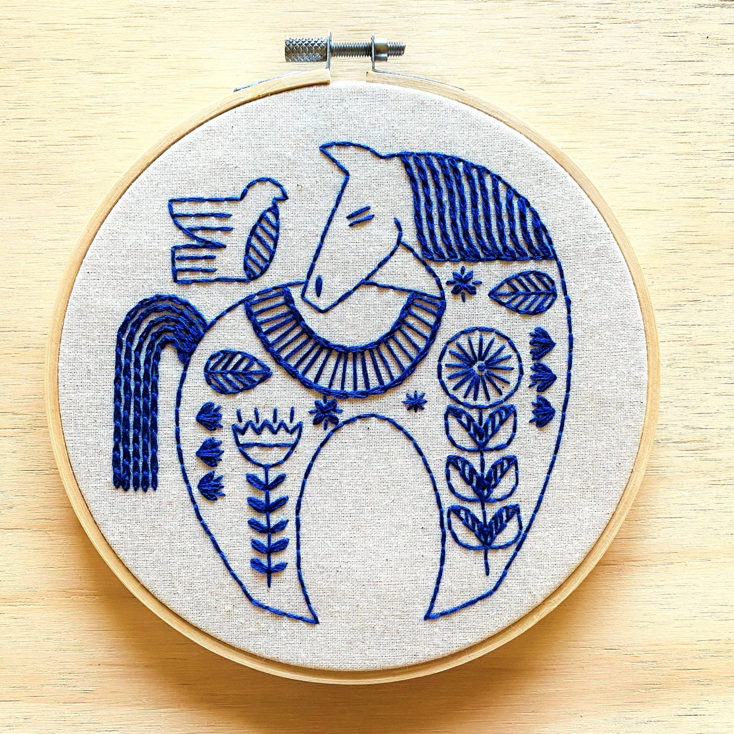 Hook, Line & Tinker Hygge Horse Complete Embroidery Kit