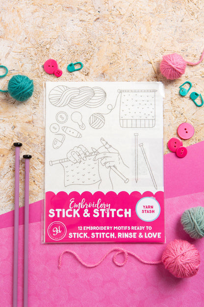 Hawthorn Handmade Yarn Stash Stick & Stitch Embroidery Pack