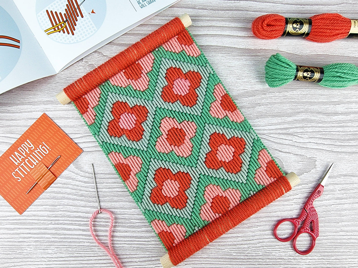 Oh Sew Bootiful 'Ditsy Daisies' Bargello Tapestry Kit