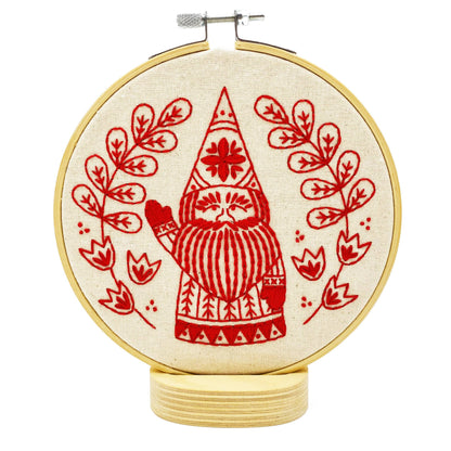 Hook, Line & Tinker 'Jul' Gnome Complete Embroidery Kit