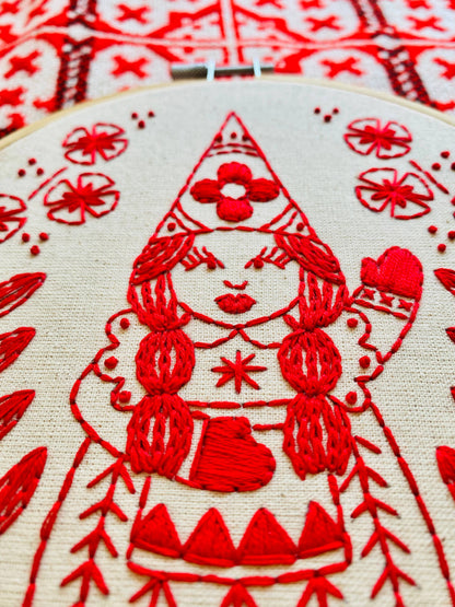 Hook, Line & Tinker 'Julia' Gnome Complete Embroidery Kit