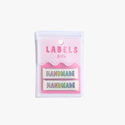 Kylie and the Machine 'Handmade' Rainbow Sewing Labels