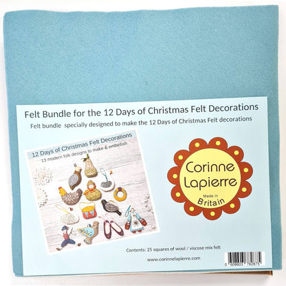 Corinne Lapierre Limited Felt Bundle for 12 Days of Christmas Book