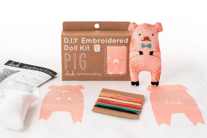Kiriki Press Pig Embroidery Kit