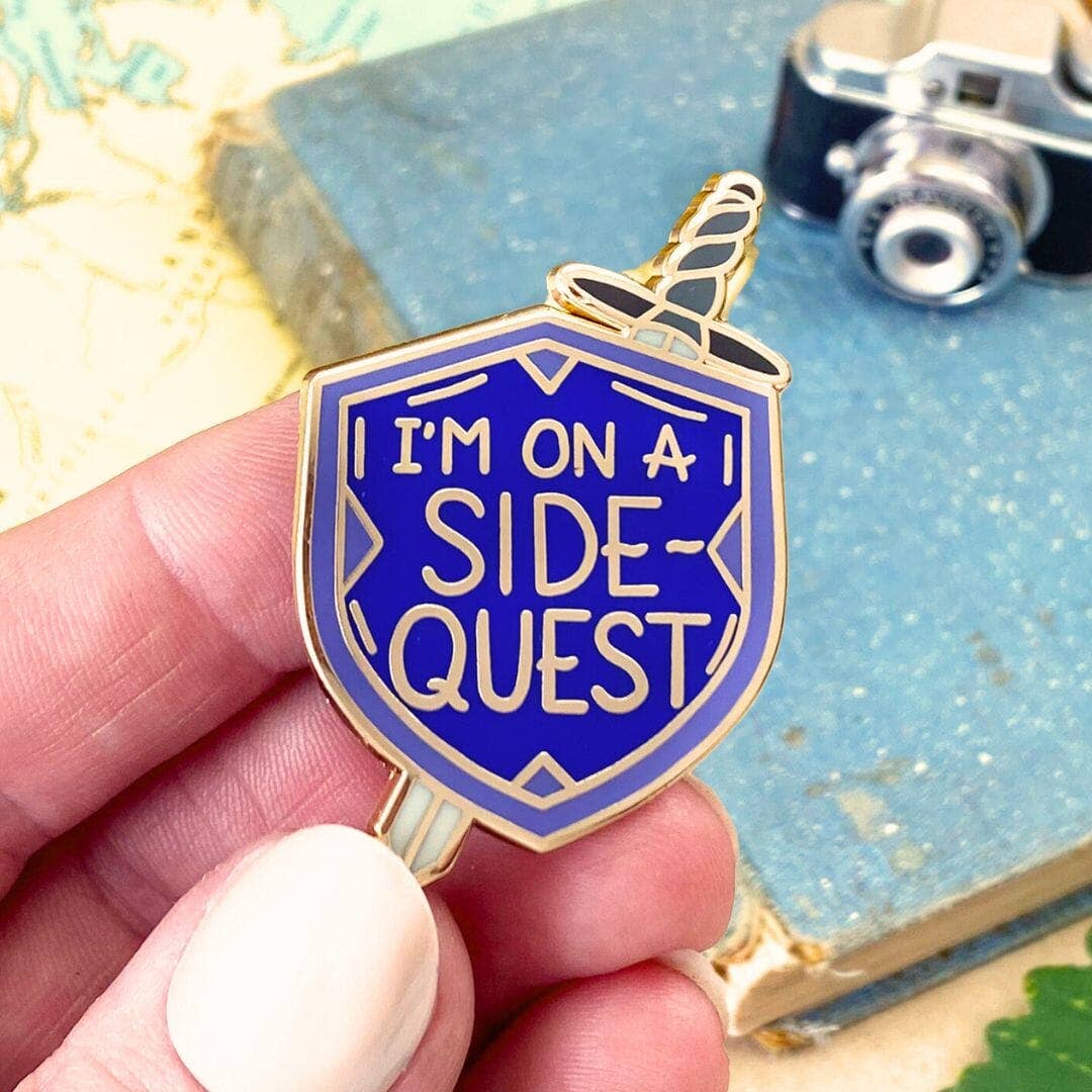 Jubly-Umph 'I'm On A Side Quest' Lapel Pin