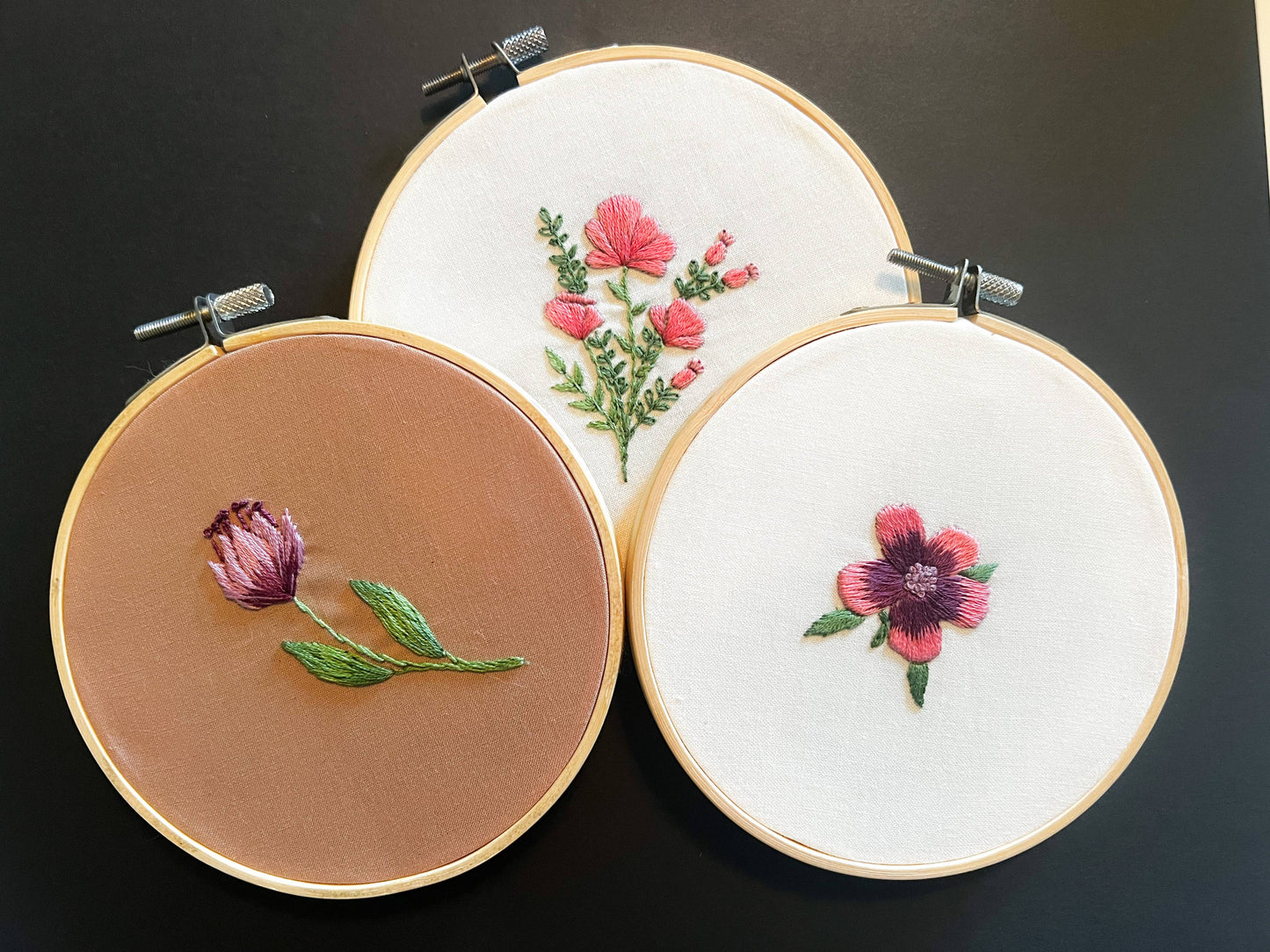 Embroider Me Wicked Flower Stick and Stitch