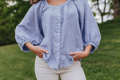Sewing Patterns by Masin Amalfi Blouse PDF Pattern