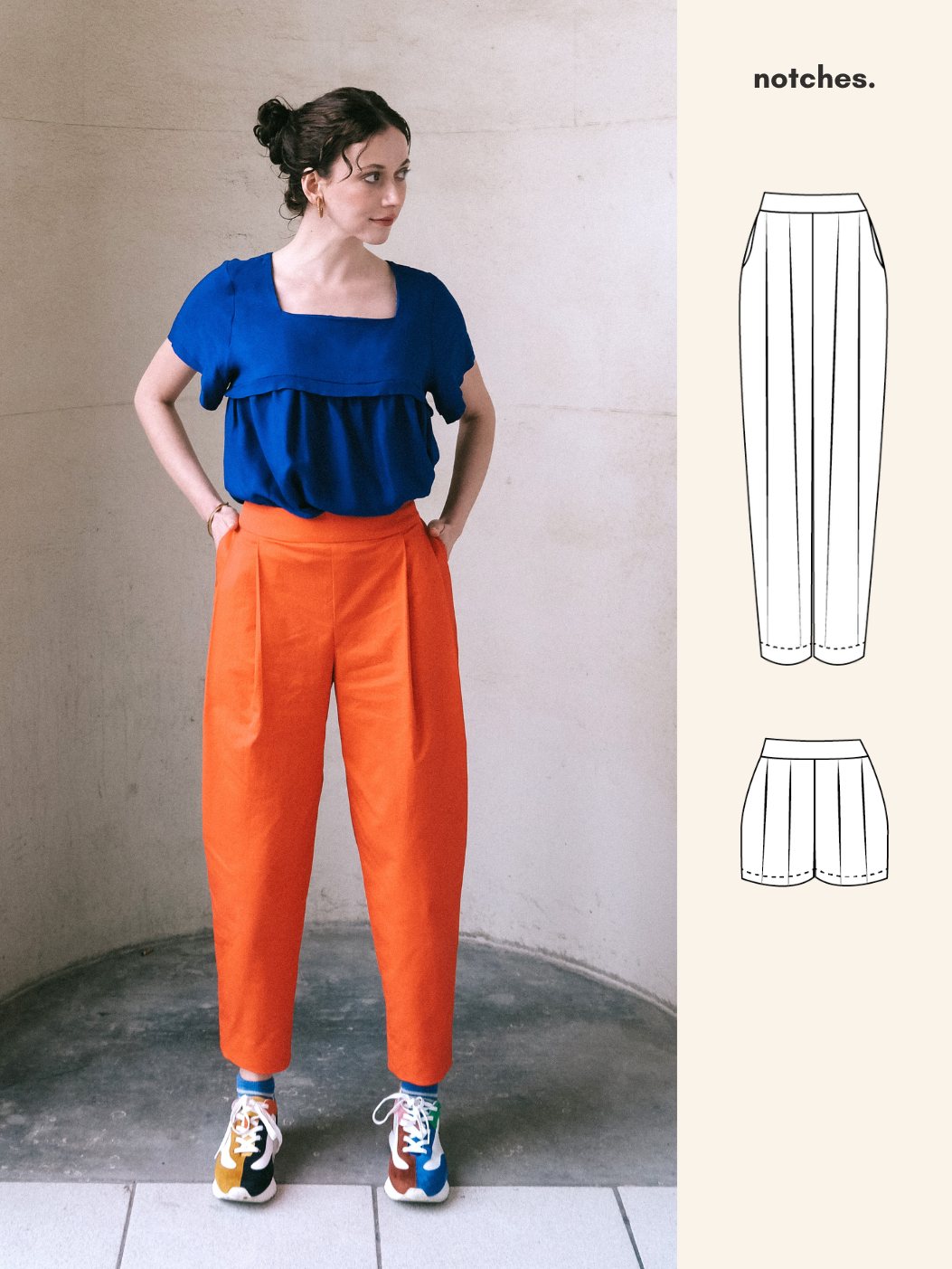 Notches Paula Shorts and Trousers