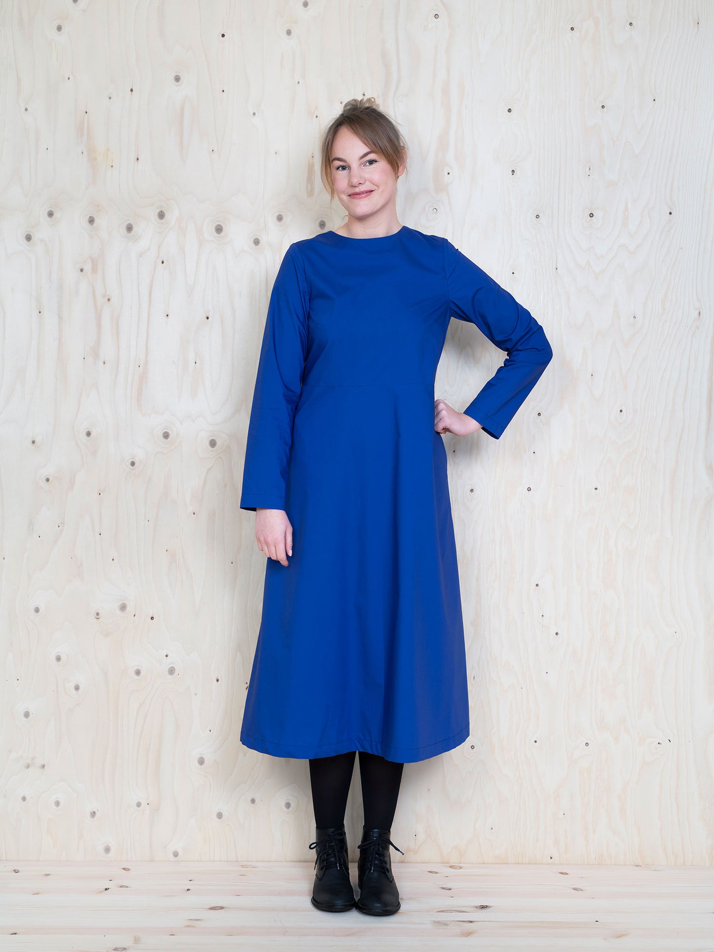 The Assembly Line Multi Sleeve Midi Dress