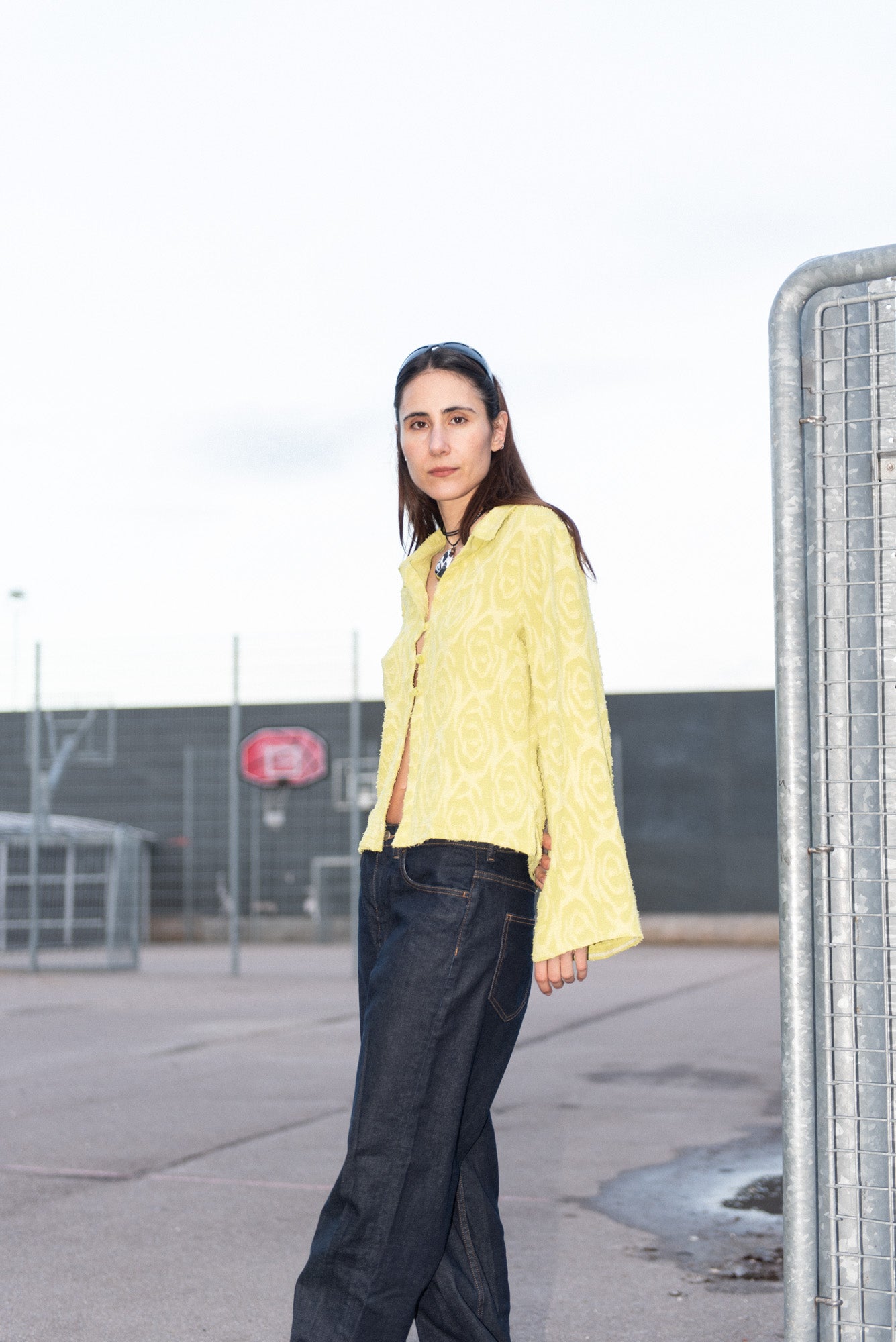 Puff and Pencil Collared Blouse