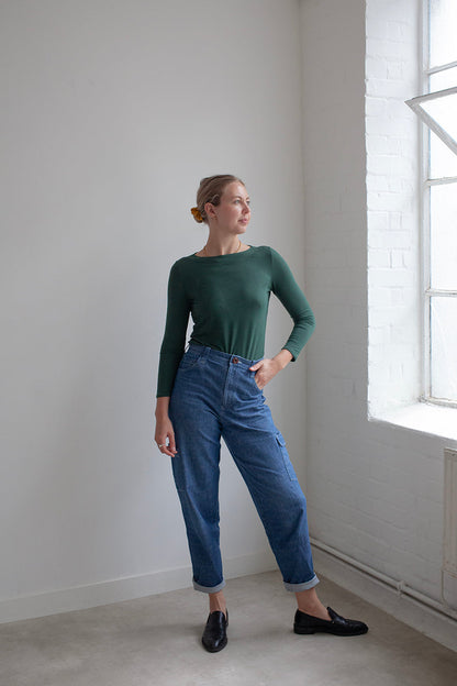 The Modern Sewing Co Boatneck Top PDF Pattern