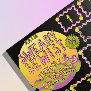 Kylie and the Machine Sweary Sewist Advent Calendar | 12 Days of Labels