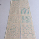 BeBe Bold Seven Sashiko Patterns (Ecru)