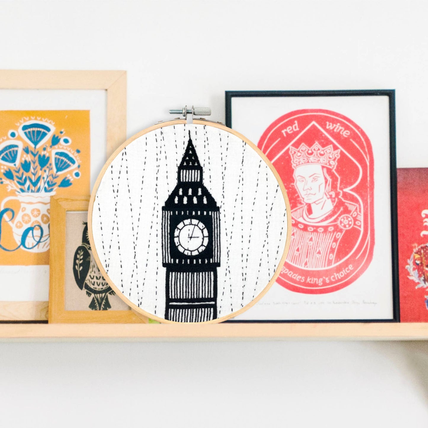 Embroidery and Sage Big Ben London Embroidery Kit