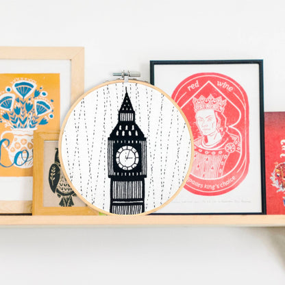 Embroidery and Sage Big Ben London Embroidery Kit