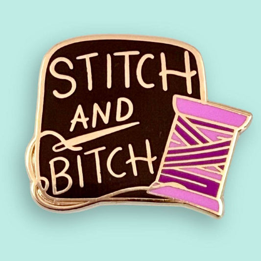 Jubly-Umph 'Stitch And Bitch' Lapel Pin