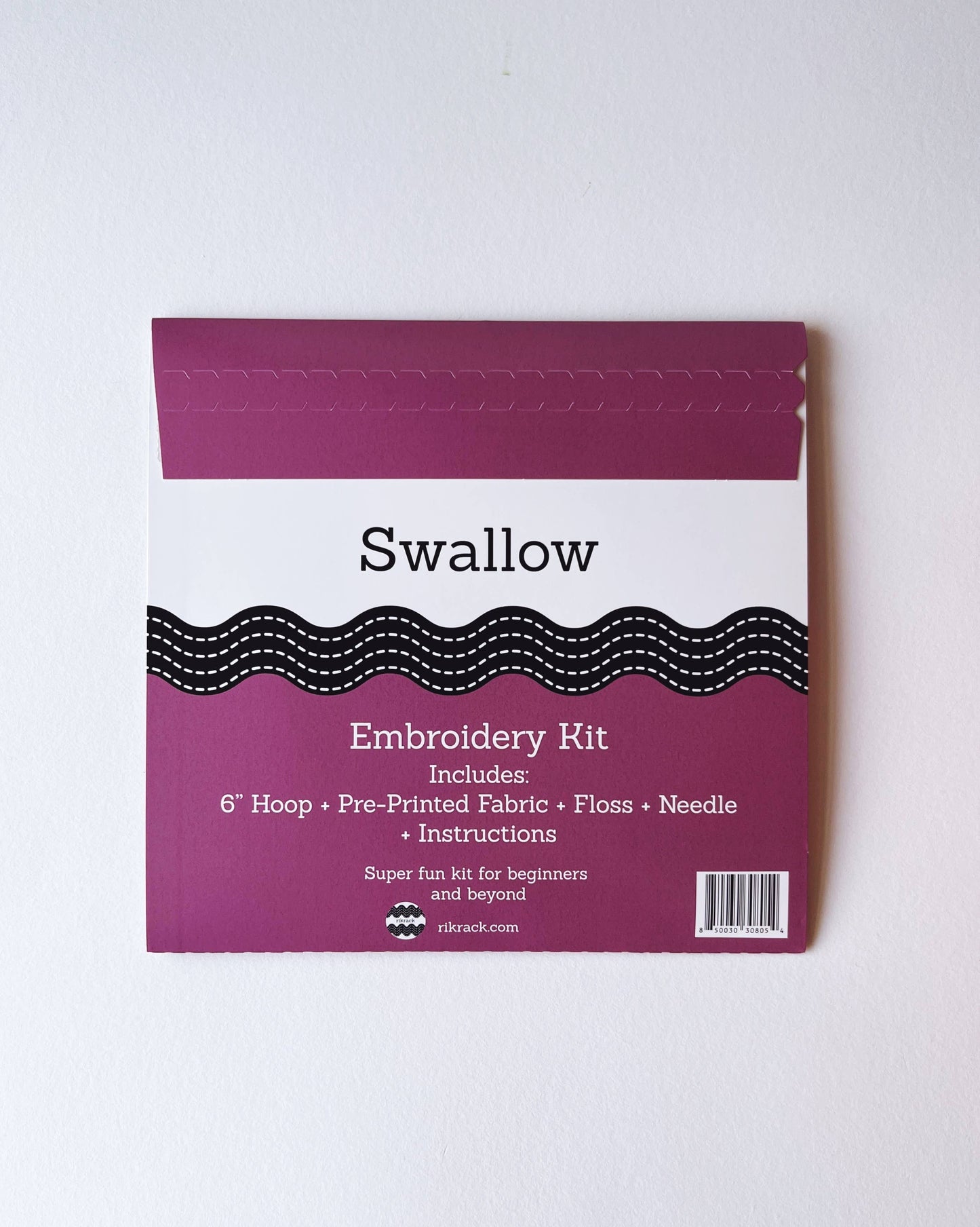 Rikrack Swallow Embroidery Kit