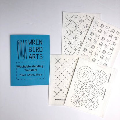 Wren Bird Arts Washable Mending Patterns Set #1