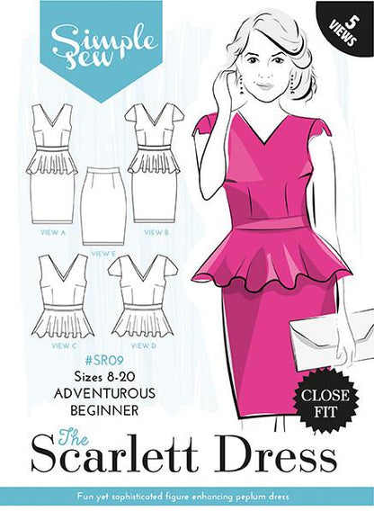 Simple Sew Bundle of Two Patterns (Scarlett Dress and Keira Skirt)