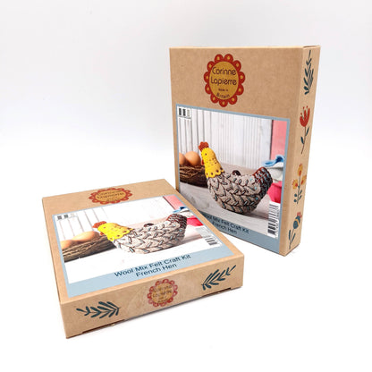 Corinne Lapierre French Hen Felt Craft Mini Kit