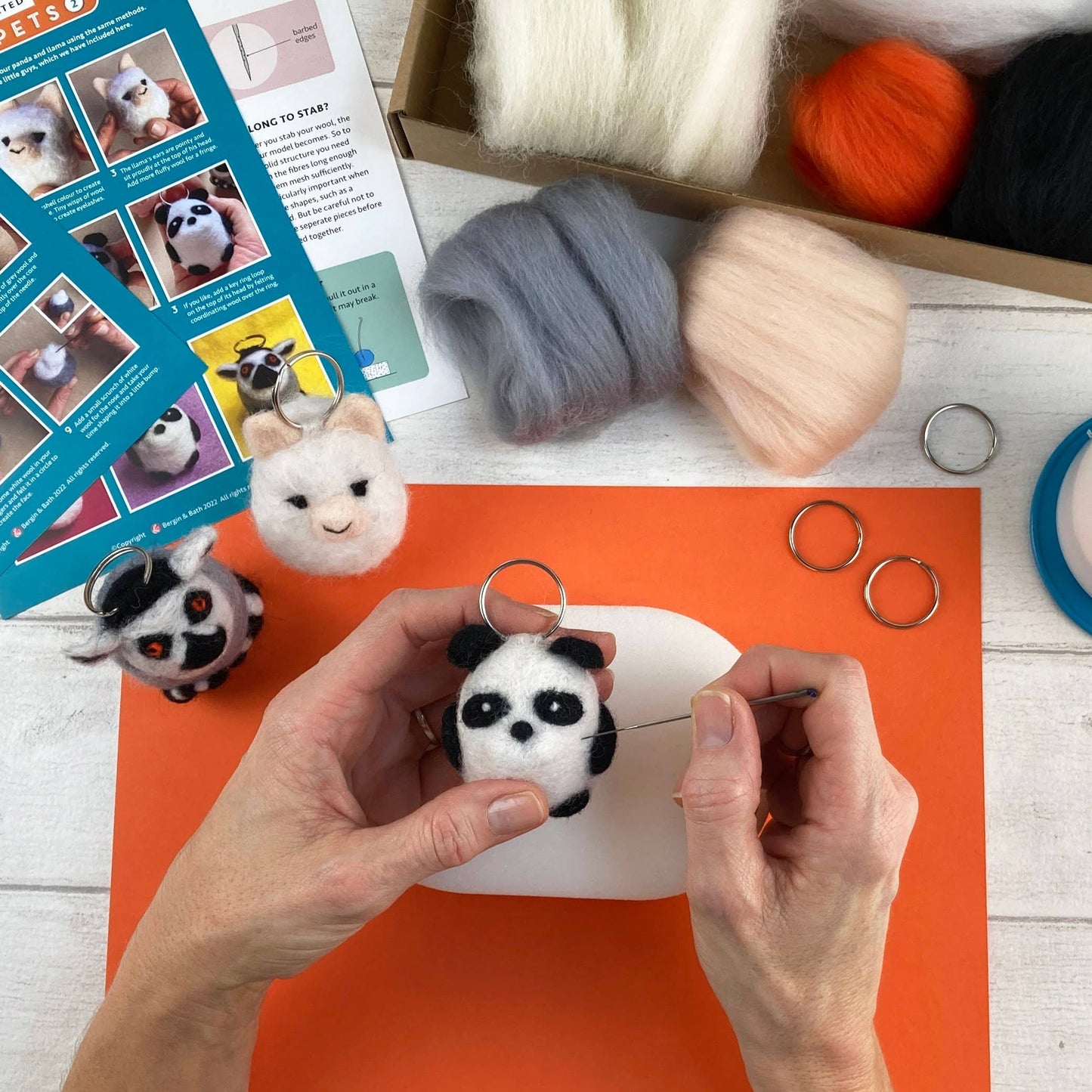 Bergin & Bath Needle Felting Kit: Mini Pets