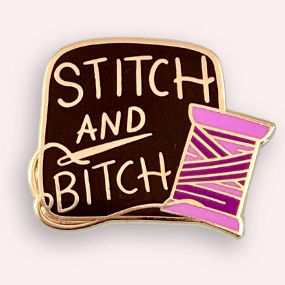 Jubly-Umph 'Stitch And Bitch' Lapel Pin