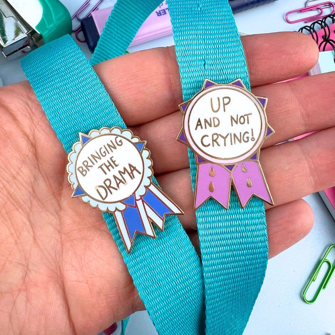 Jubly-Umph 'Bringing The Drama' Lapel Pin