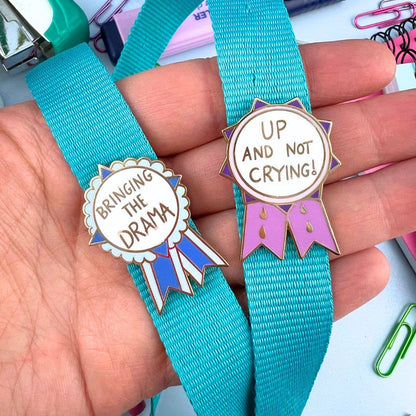 Jubly-Umph 'Bringing The Drama' Lapel Pin