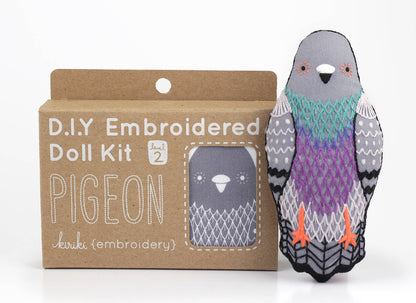 Kiriki Press Pigeon Embroidery Kit