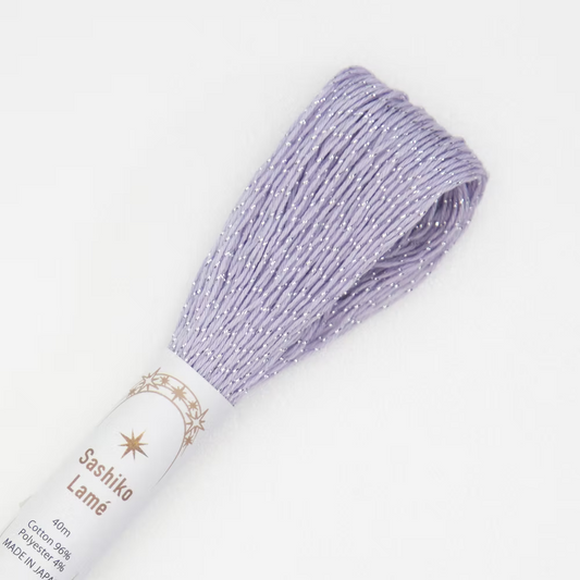 Olympus Sashiko Lame Thread (Lilac)