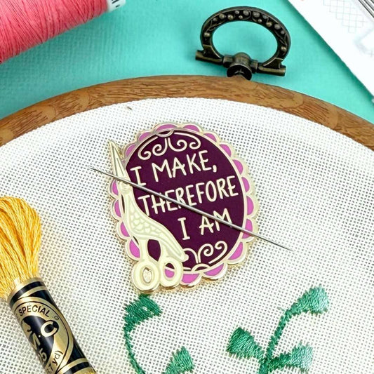 Jubly-Umph 'I Make, Therefore I Am' Needle Minder