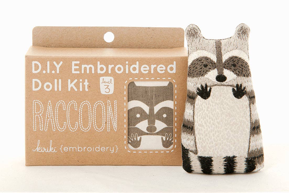 Kiriki Press Raccoon Embroidery Kit