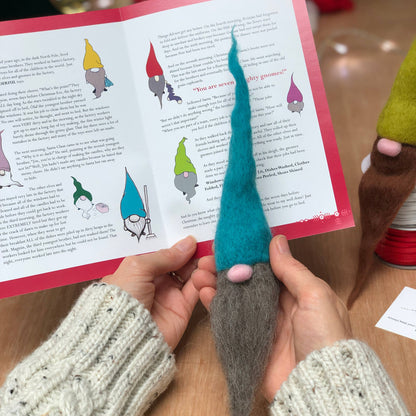 Bergin & Bath Needle Felting Kit: Seven Christmas Gnomes