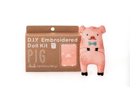 Kiriki Press Pig Embroidery Kit
