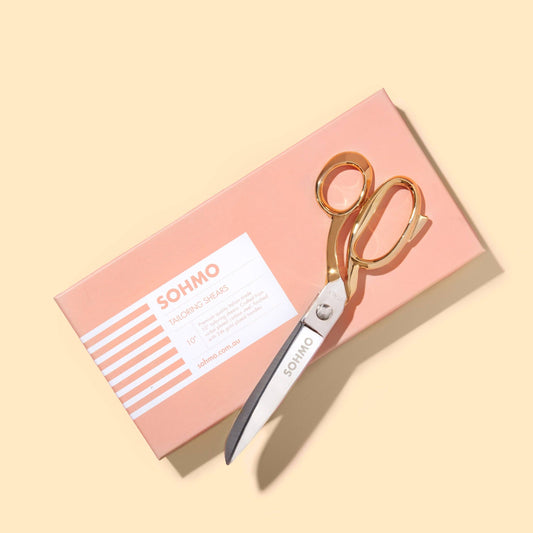 SOHMO Large Tailoring Shears (10" Gold)
