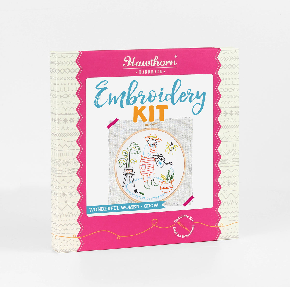Hawthorn Handmade Wonderful Women Embroidery Kit (Gardening)