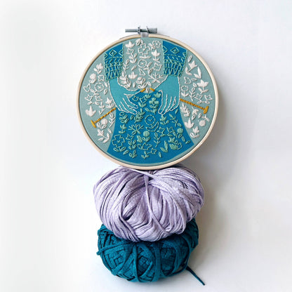 Rikrack Knit Embroidery Kit