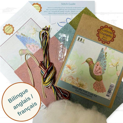 Corinne Lapierre Hummingbird Felt Craft Mini Kit