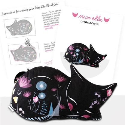 Miss Ella DIY Black Cat Cushion Kit