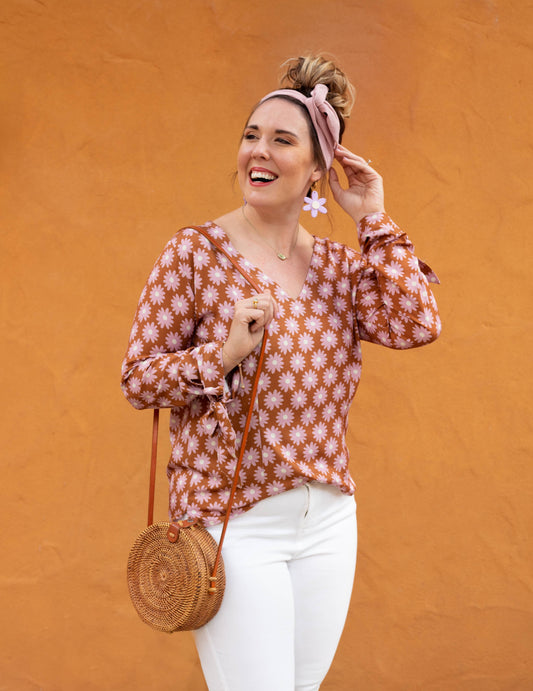 Sew To Grow Seoul Blossom Blouse