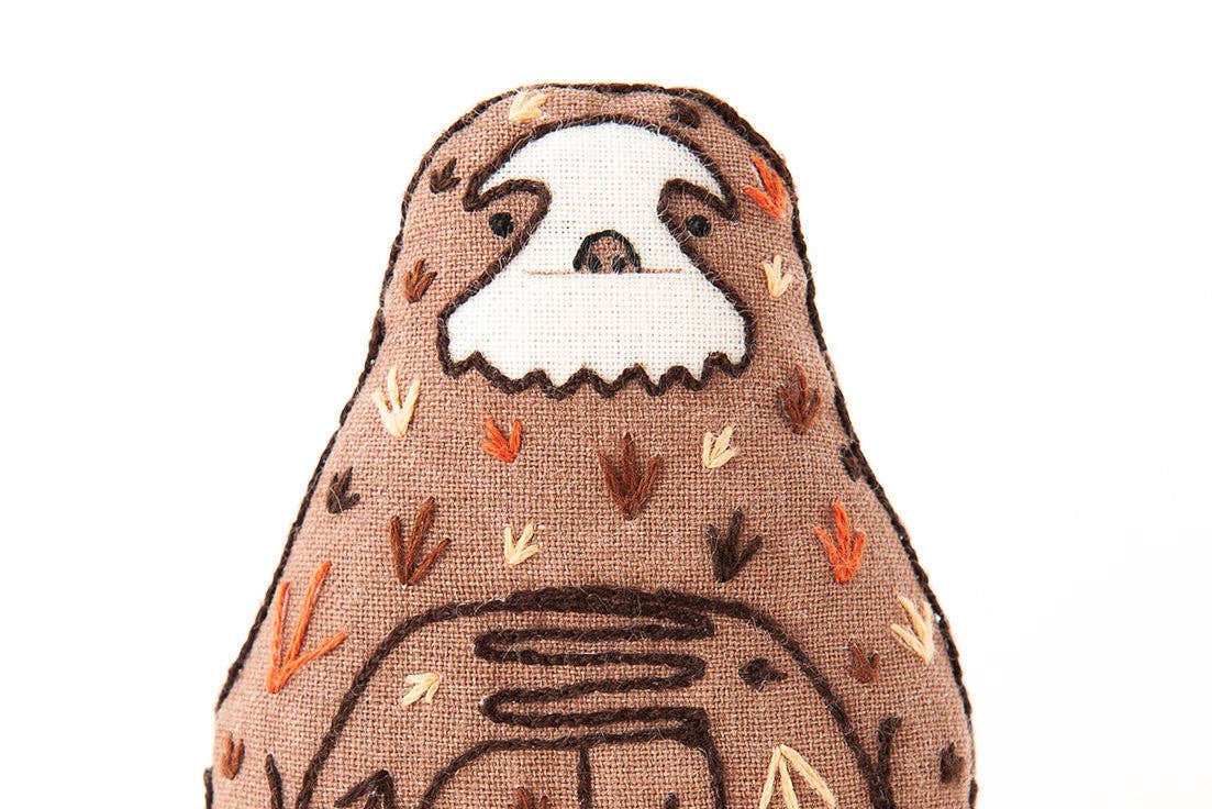 Kiriki Press Sloth Embroidery Kit