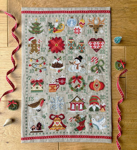 Love Poppet Feeling Festive Advent Cross Stitch Kit