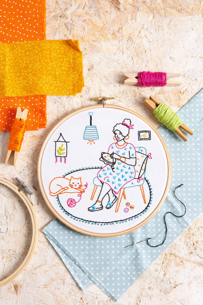 Hawthorn Handmade Wonderful Women Embroidery Kit (Stitching)